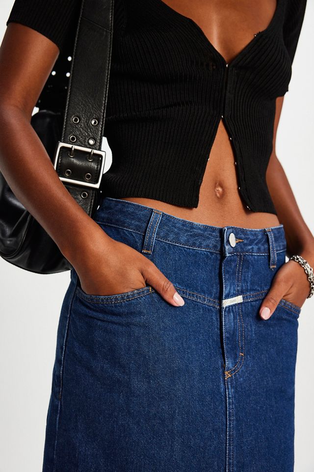 Closed Long X-Pocket Skirt | Free People