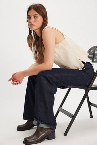 Citizens of Humanity Annina Straight-Leg Jeans at Free People in Dark Wash, Size: 28