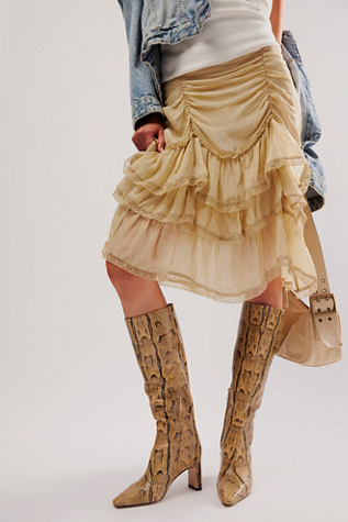 Sylvia Tall Boots by Sam Edelman at Free People in Golden Tan, Size: US 7.5