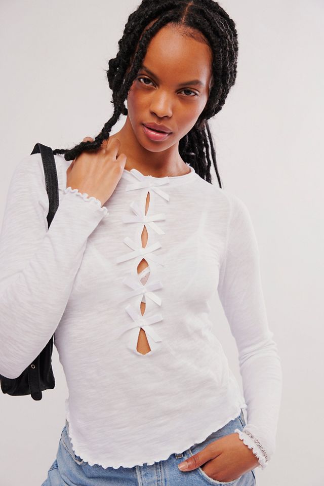 Tricia Fix Be My Baby Bow Long-Sleeve Tee #3