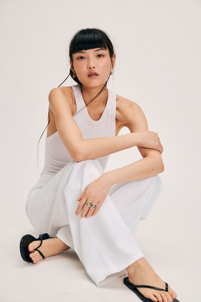 RE/DONE Mid-Rise Palazzo Jeans