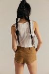 We The Free The Cool Kid Suede Micro Shorts