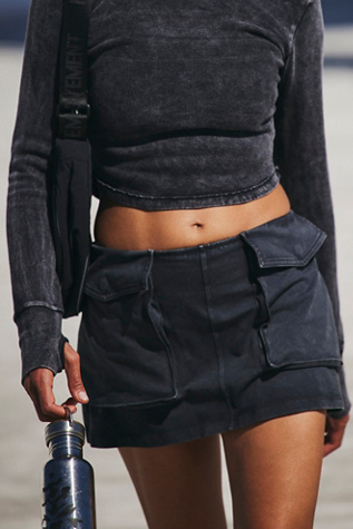New Flow Skort by FP Movement at Free People, Black, L