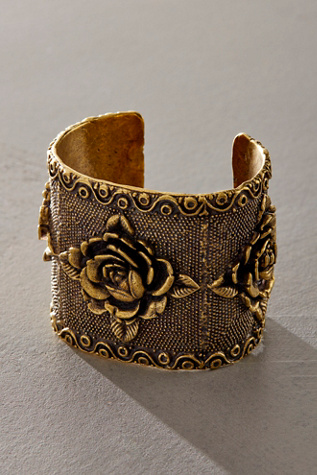 Alkemie Triple Ross Cuff at Free People in Brass