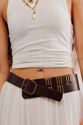 We The Free Adler Hip Belt at Free People in Cognac, Size: S/M