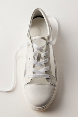 Forever Young Sneakers by Seychelles at Free People in White Leather Mesh, Size: US 10