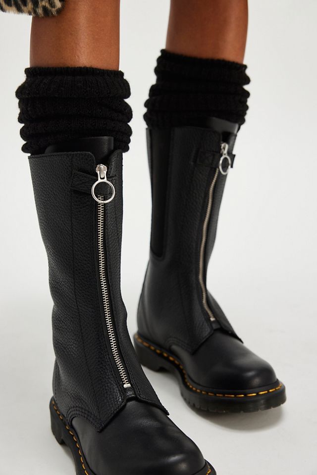 Dr fashion martens zip front