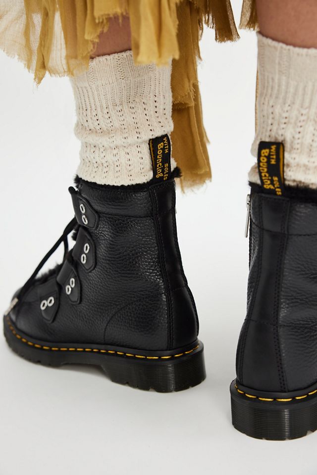 Dr. Martens 1460 Fur Lined Boots Free People FR