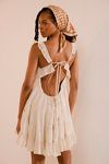 knee length dresses for ladies Romeo White Mini Dress with Tie main image 0