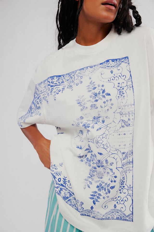 Floral Screen Tee #2