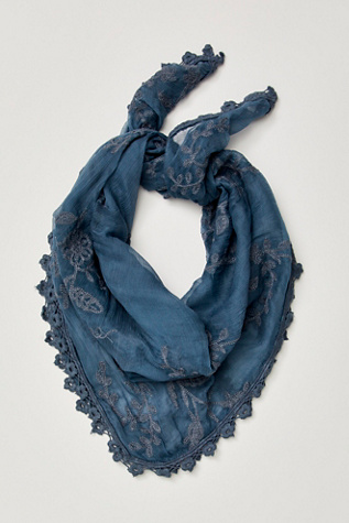 Ivy Sheer Bandana at Free People in Blue