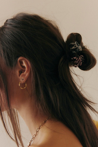 Mini Octopus Claw Clip by Free People in Red