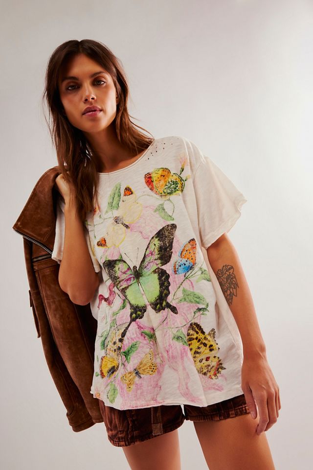 Magnolia Pearl Butterfly Spring Tee | Free People