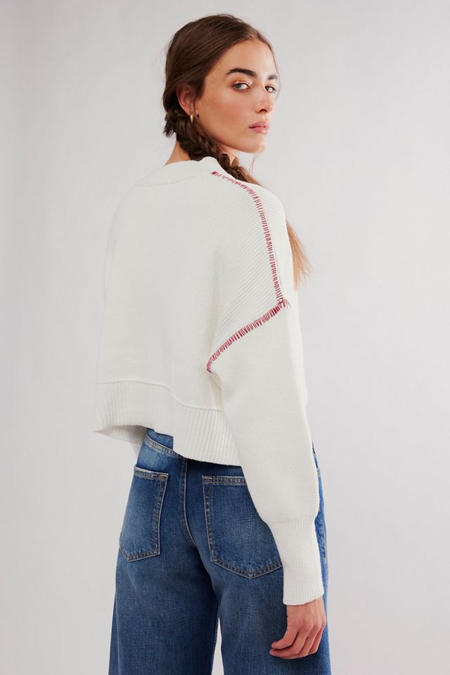 Tricia Fix Easy Street Open Heart Crop Sweater #1