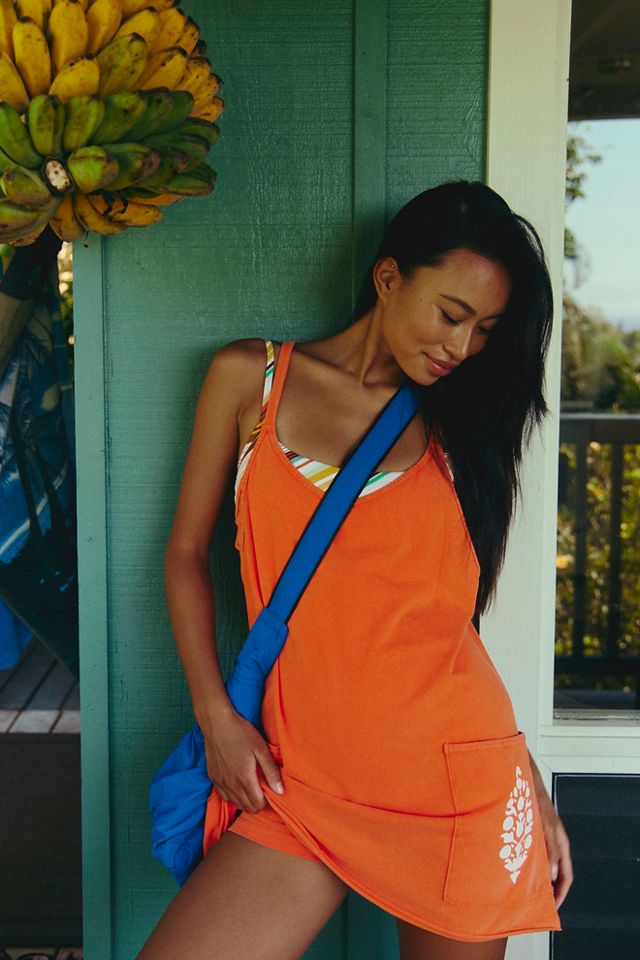 Hot Shot Logo Mini Dress Free People