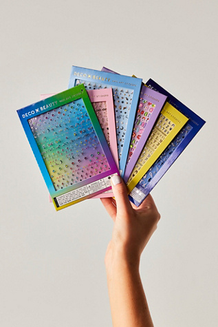 Deco Beauty Nail Art Stickers at Free People in Grey