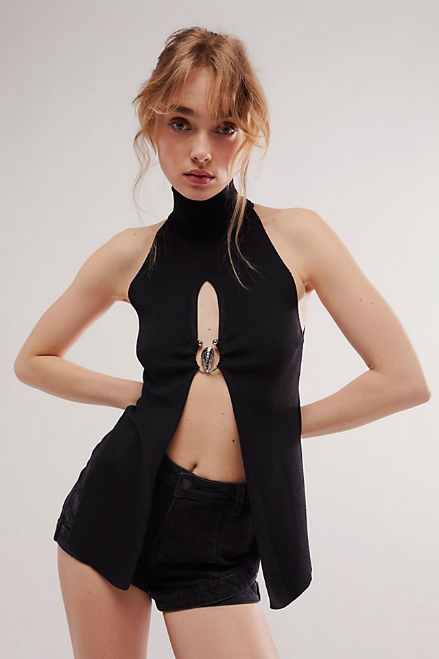 Nocturne Black Shell Top