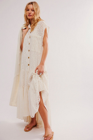 Marieanne Eyelet Maxi Dress