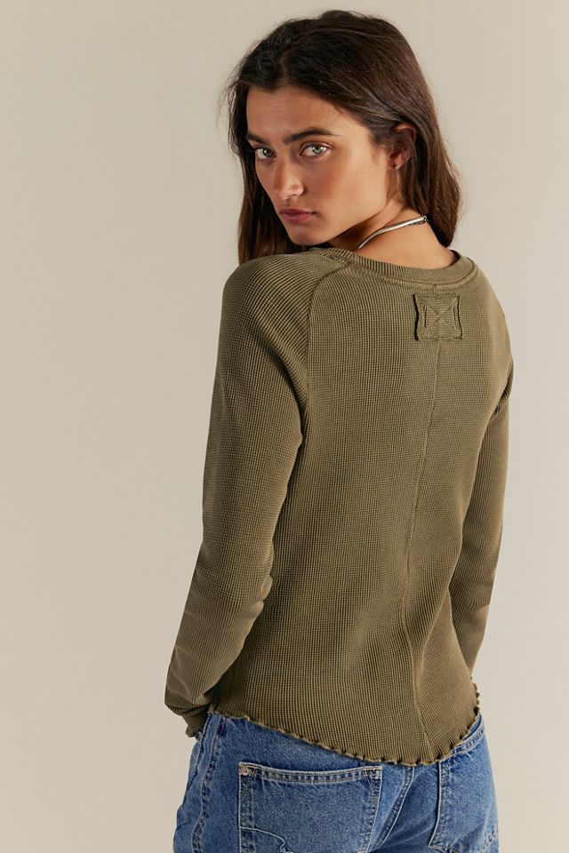 フリーピープル Free People Easy Does It Tee レディース シャツ トップス Military Olive We The Free Easy Does It Tee | Free People