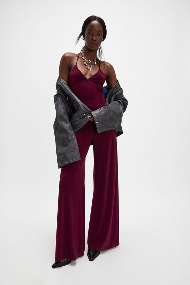 Norma Kamali Low-Back Slip Jumpsuit #2