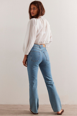 We The Free Xena Slim Straight Jeans At Free People In Union Blue, Size: 31