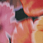 Orange Abstract Floral