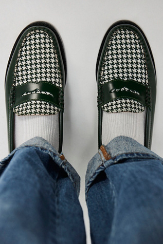 G.H. Bass Whitney Houndstooth Loafers