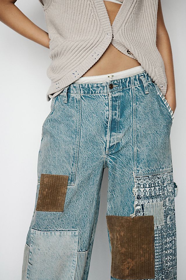 Popular Demand Patched Jeans Popular Demand Patched Jeans