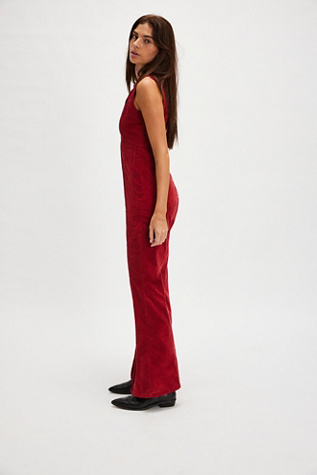 CRVY Ring The Alarm Corduroy One-Piece