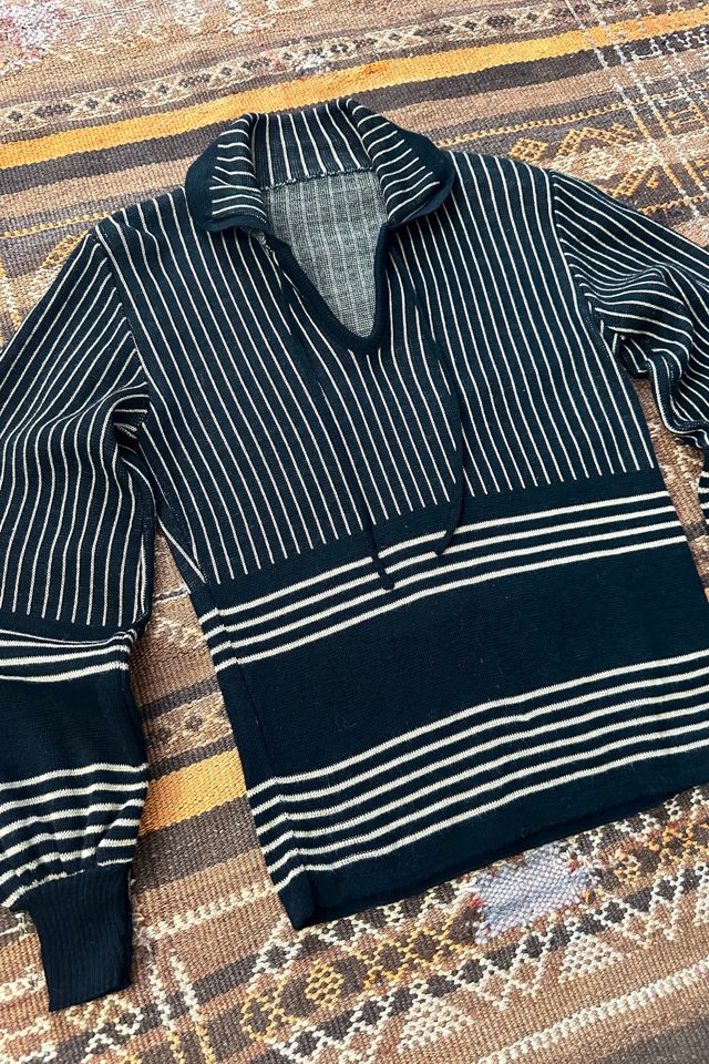 Vintage Ballon Sleeve Stripe Knit Selected by Grievous Angel Vintage #2
