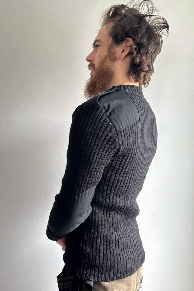 Vintage Black Wool Woolly Pully Sweater Selected by KA.TL.AK #1