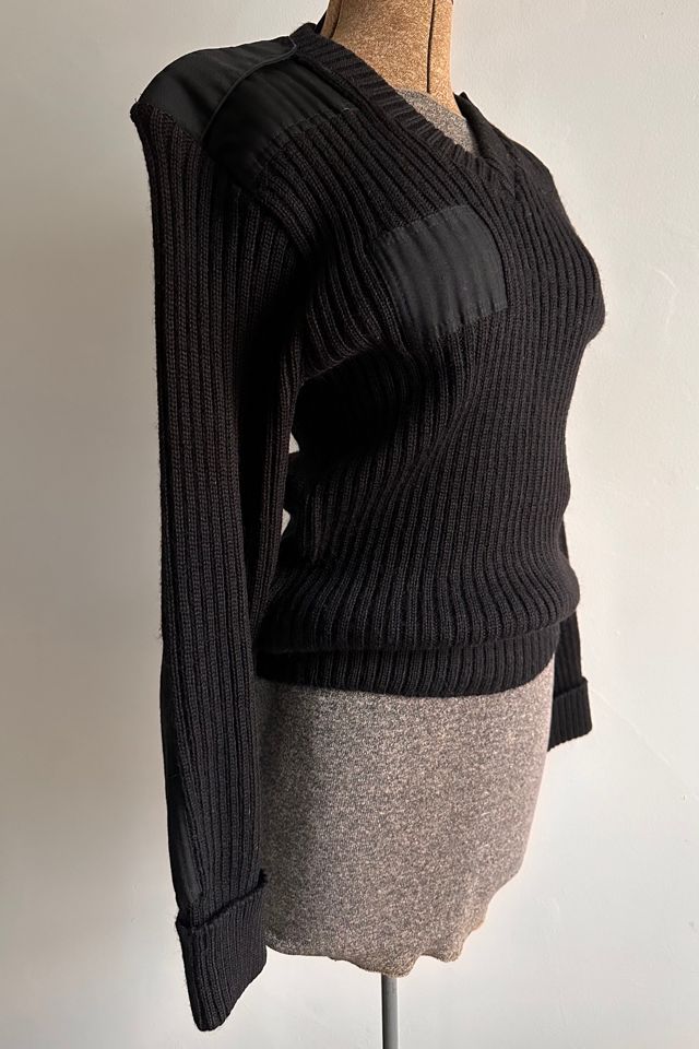 Vintage Black Wool Woolly Pully Sweater Selected by KA.TL.AK #2