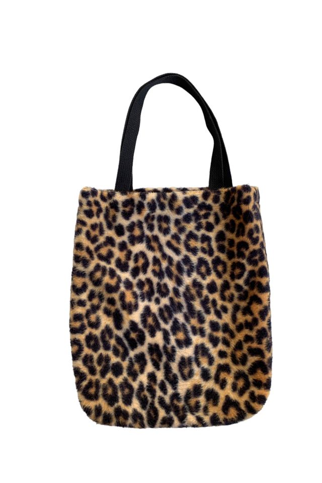Vintage Y2K Faux Fur Leopard Tote Bag Selected by SharpLilTeeth | Free ...