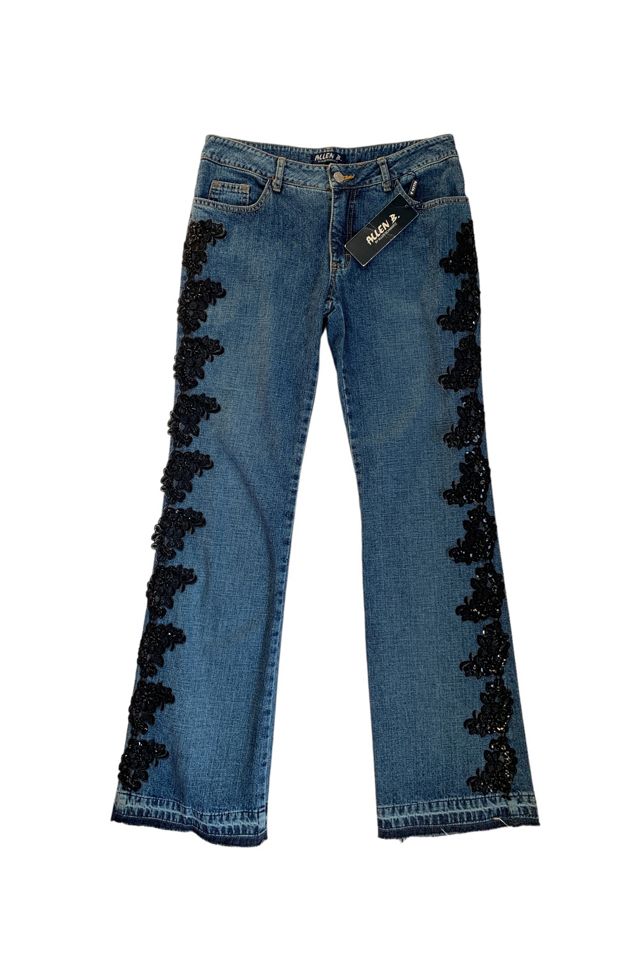 Vintage Y2K Lace Flare Jeans Selected by SharpLilTeeth