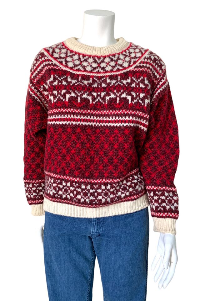 Vintage 1980s Fair Isle Crewneck Sweater Selected by SharpLilTeeth #2