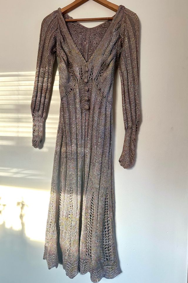 1970s Pastel Knit Midi Dress Selected by Cherry #2