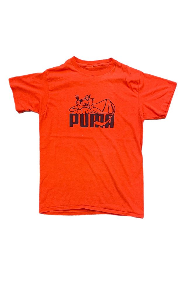 1980's Puma Soft and Thin T-Shirt Selected By Villains Vintage