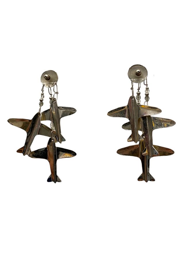 1980s Vintage Airplane Earrings Selected by BusyLady Baca & The Goods #2