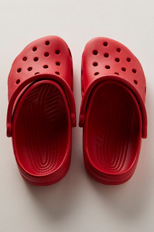 Crocs Classic Clogs At Free People In Varsity Red, Size: US 9