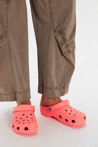 Crocs Classic Clogs at Free People in Orange, Size: US 8