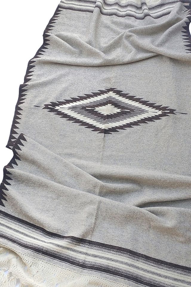 Handwoven Southwest Blanket Poncho Selected by Garbage Soup #3