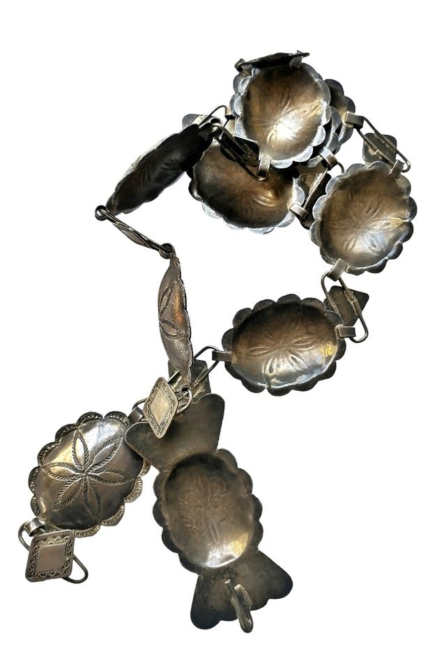 1950s Sterling Concho Belt Selected by Garbage Soup | Free