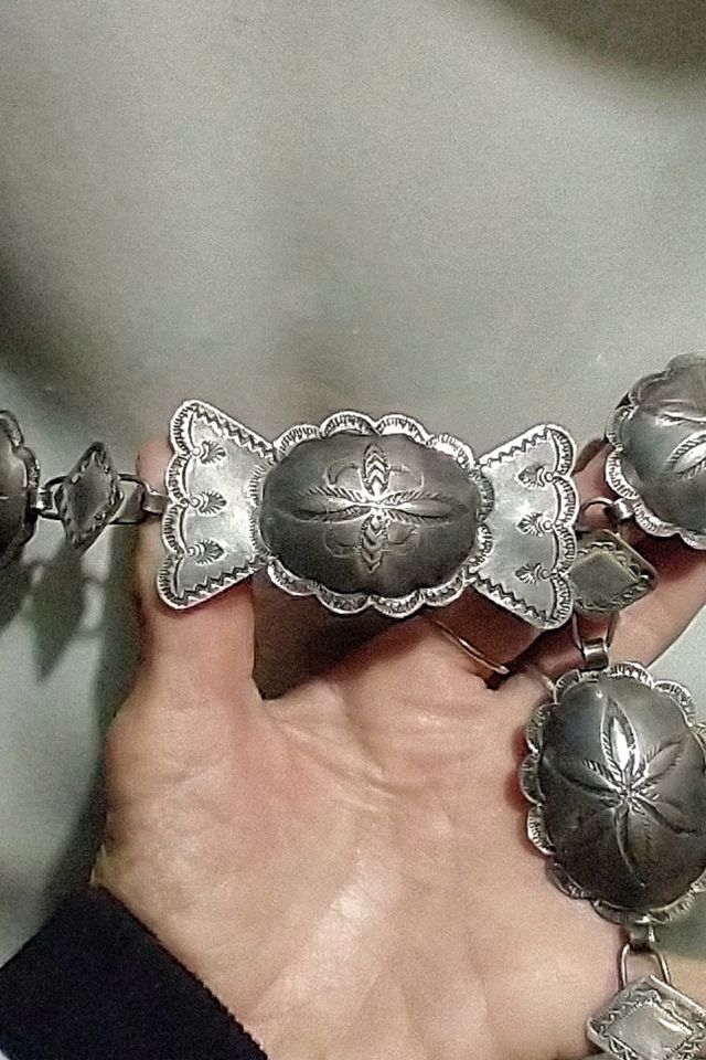 1950s Sterling Concho Belt Selected by Garbage Soup | Free