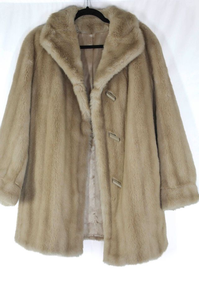 1960s Two Tone Buckled Faux Fur Trench Coat Selected By Moons + Junes Vintage #3