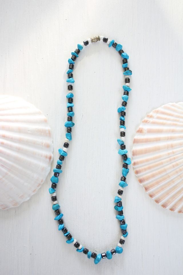 1960s Turquoise Beaded Necklace Selected By Moons + Junes Vintage #2