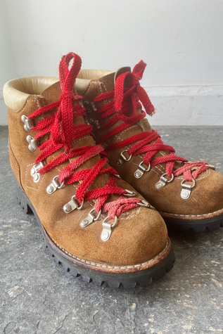 classic hiking boots red laces