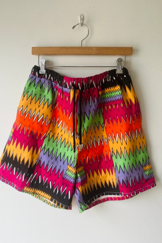 Pasdemer Colorful Zigzag Shorts Selected by The Curatorial Dept.