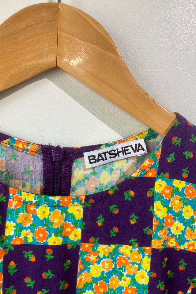 Batsheva Purple and Orange Floral Dress Selected by The Curatorial Dept. #3