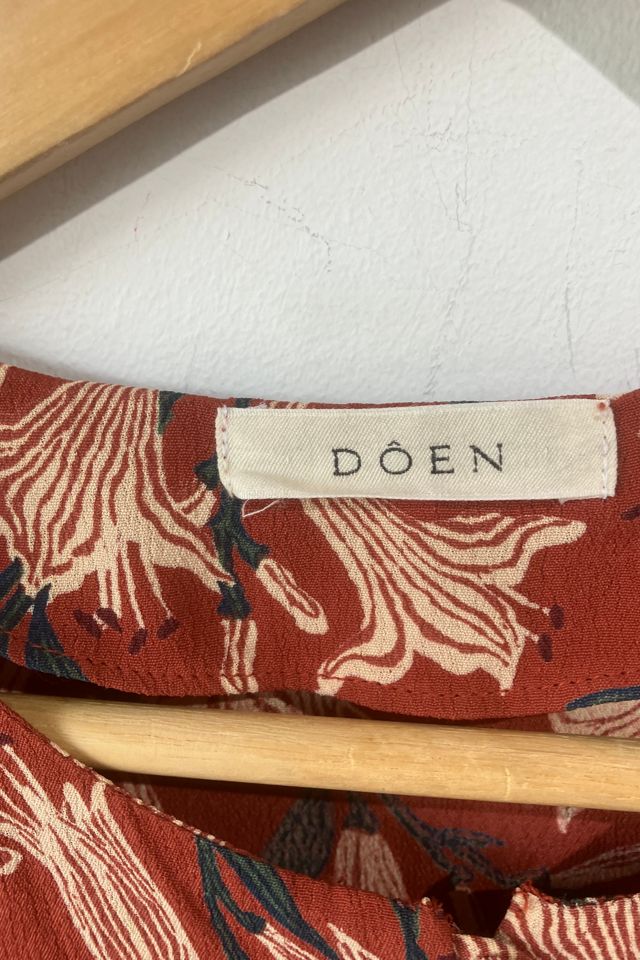 Doen Rust Floral Maxi Dress #2