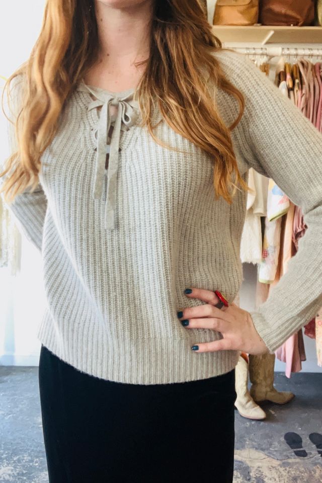 Nili Lotan Grey Cashmere Sweater Selected by The Curatorial Dept. #1